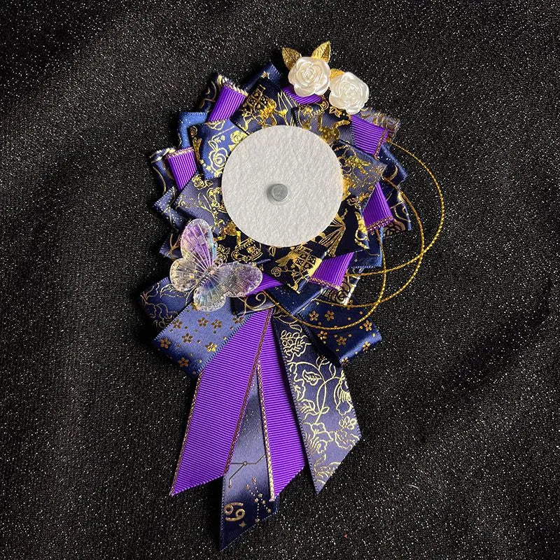 Lolita ribbon rosette – Lilac