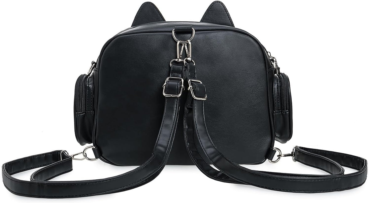 Cat ita bag back view with backpack straps