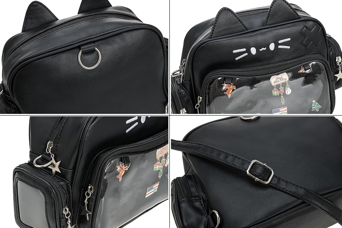 Cat ita bag interior storage with phone and notebook