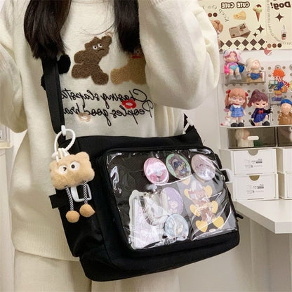 Black ita messenger bag