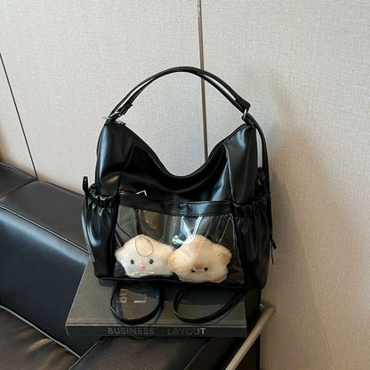 Black ita hobo bag with bows