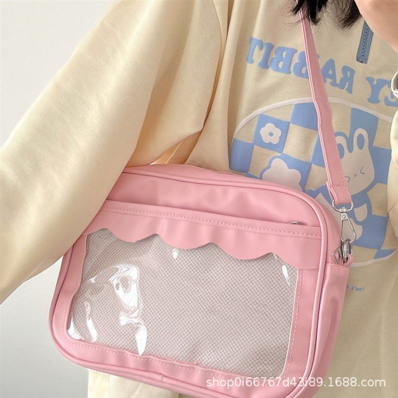 Pink kawaii ita crossbody bag