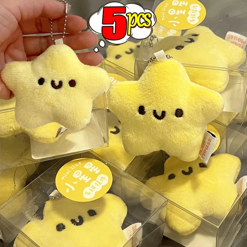 Yellow plush star keychain – photo 1