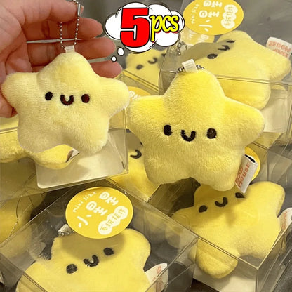 Yellow plush star keychain – photo 1