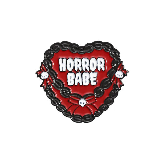 Heart Enamel Pins – Horror Babe