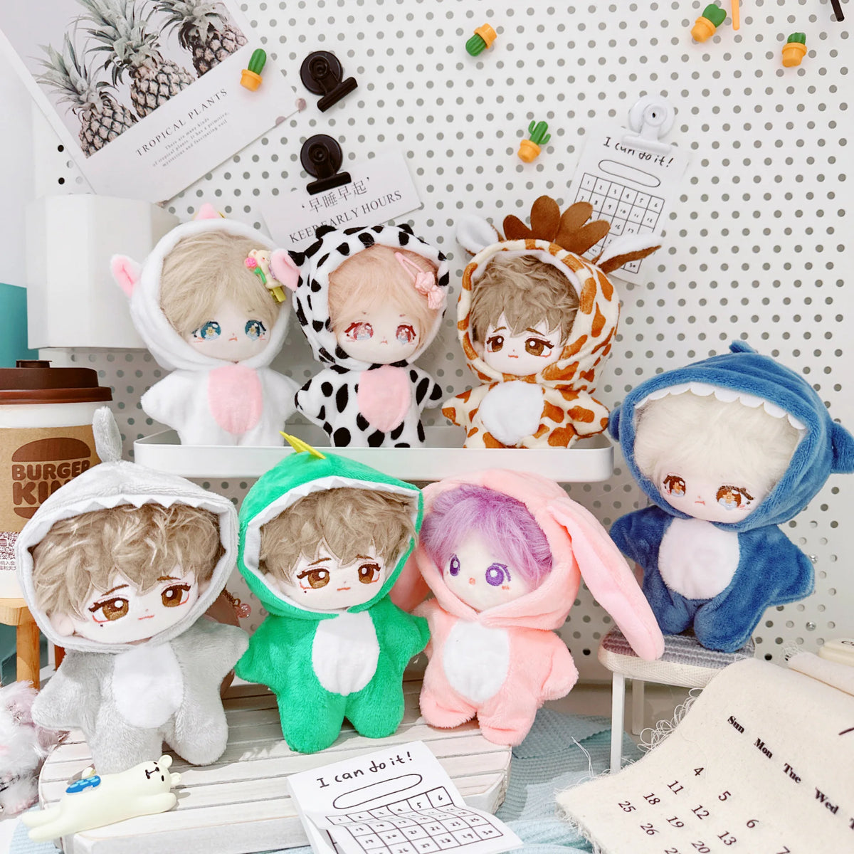 10 cm cotton doll animal costumes – photo 2