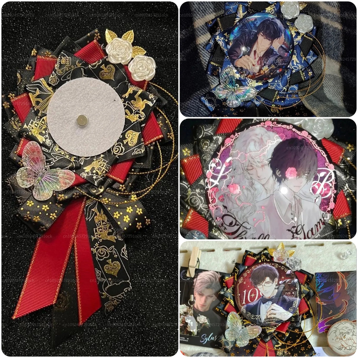 Lolita ribbon rosette badge display – photo 1
