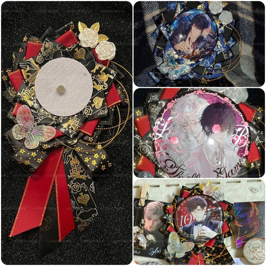Lolita ribbon rosette badge display – photo 1