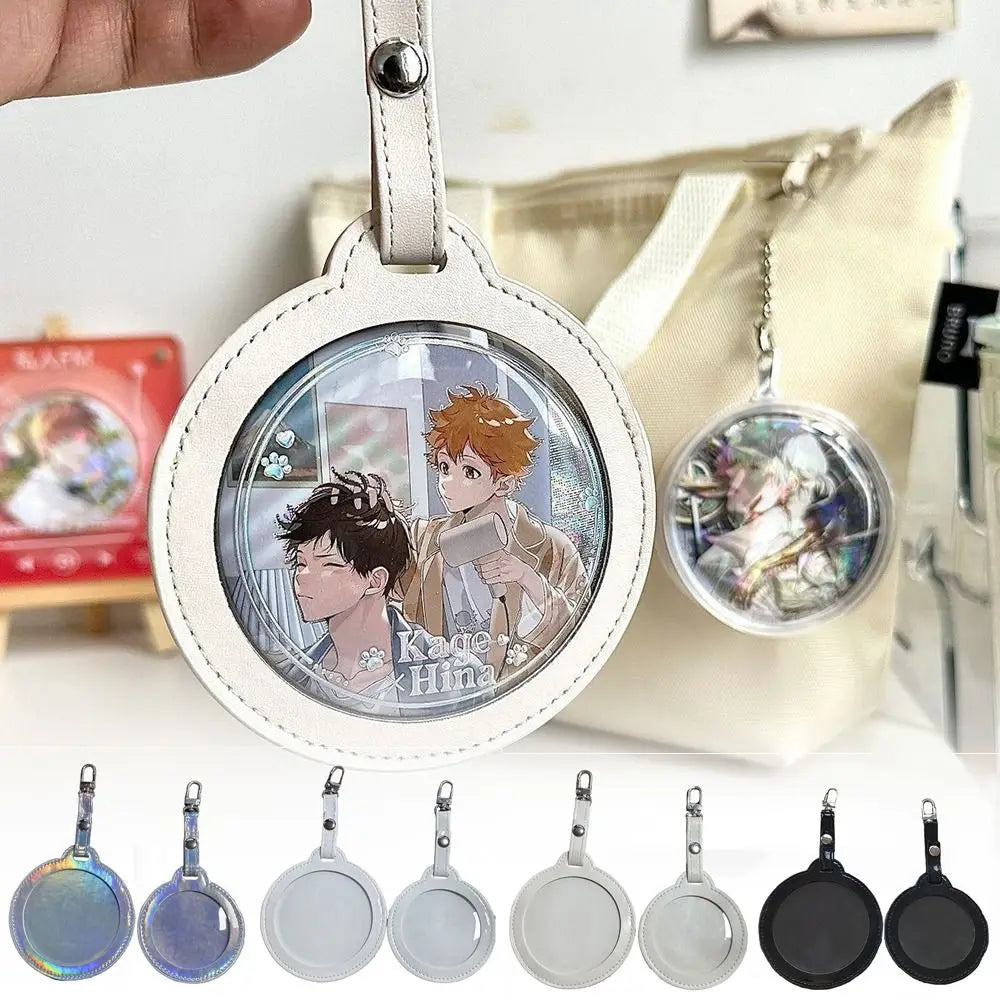 Clear badge pouch keychain – photo 1