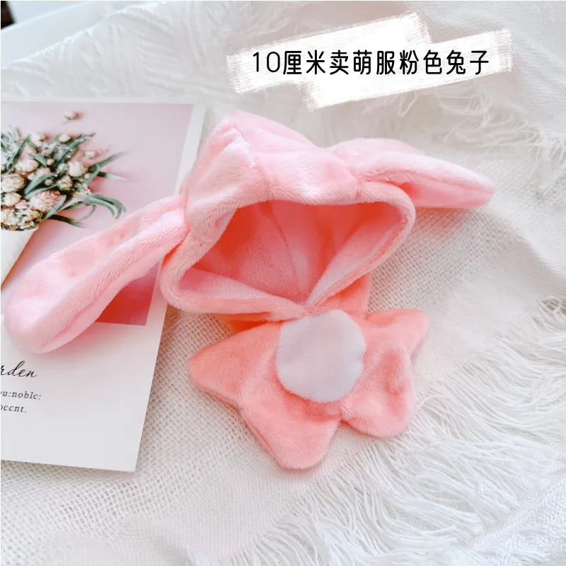 Rabbit costume for 10 cm doll