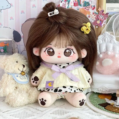 20 cm long-hair cotton doll – photo 1