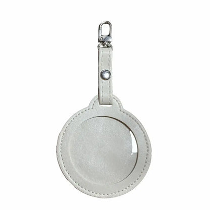Clear badge pouch – Milk White 58 mm