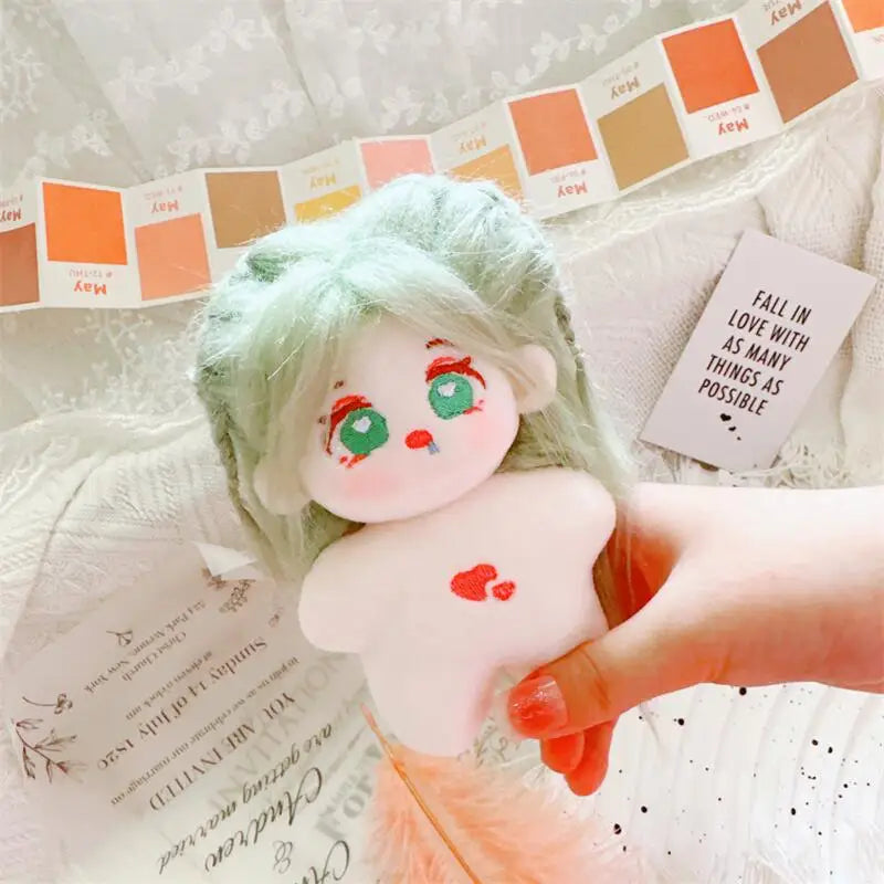 Green 10 cm cotton doll
