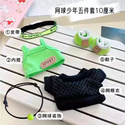 10 cm doll outfit – Tennis Set