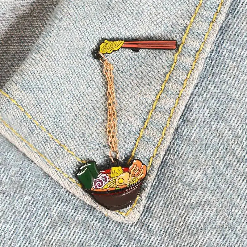 Ramen Bowl Enamel Pin – photo 1