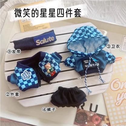 10 cm doll outfit – Blue Star Set