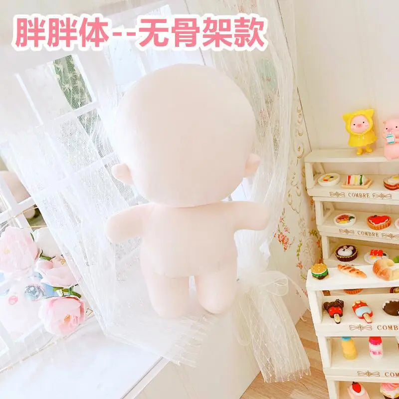 Blank cotton doll body – chubby