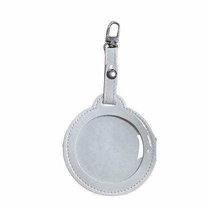 Clear badge pouch – White 58 mm
