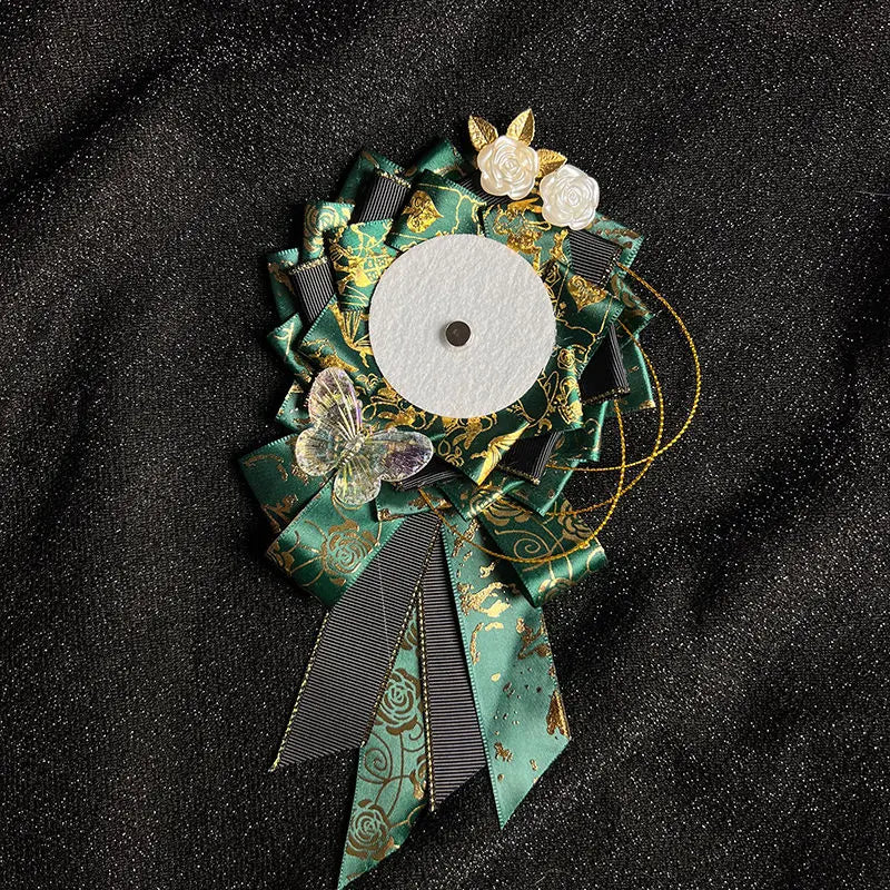 Lolita ribbon rosette – Green
