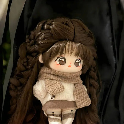 20 cm long-hair cotton doll – photo 2