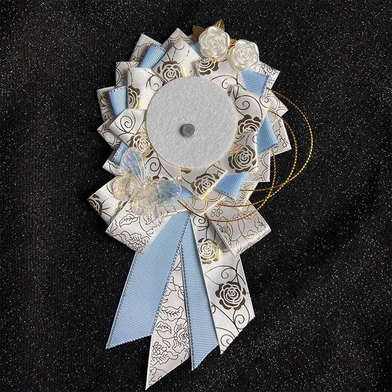 Lolita ribbon rosette – Sky Blue