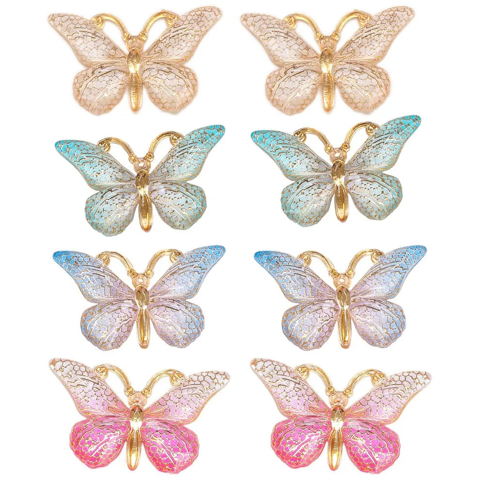 Glitter butterfly charms – photo 1