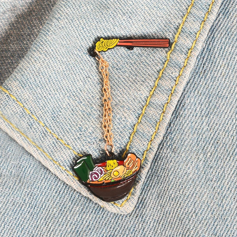 Ramen Bowl Enamel Pin – photo 2