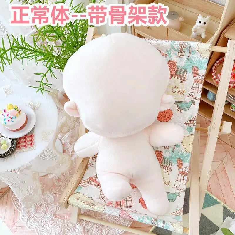 Blank cotton doll body – slim posable