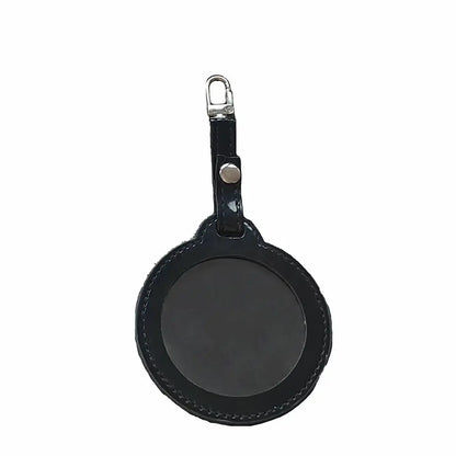 Clear badge pouch – Black 58 mm