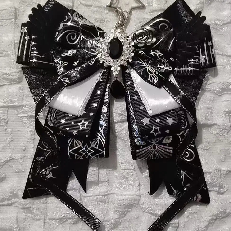 Lolita bow brooch – Black Gothic