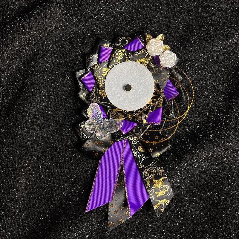 Lolita ribbon rosette – Violet