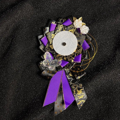 Lolita ribbon rosette – Violet