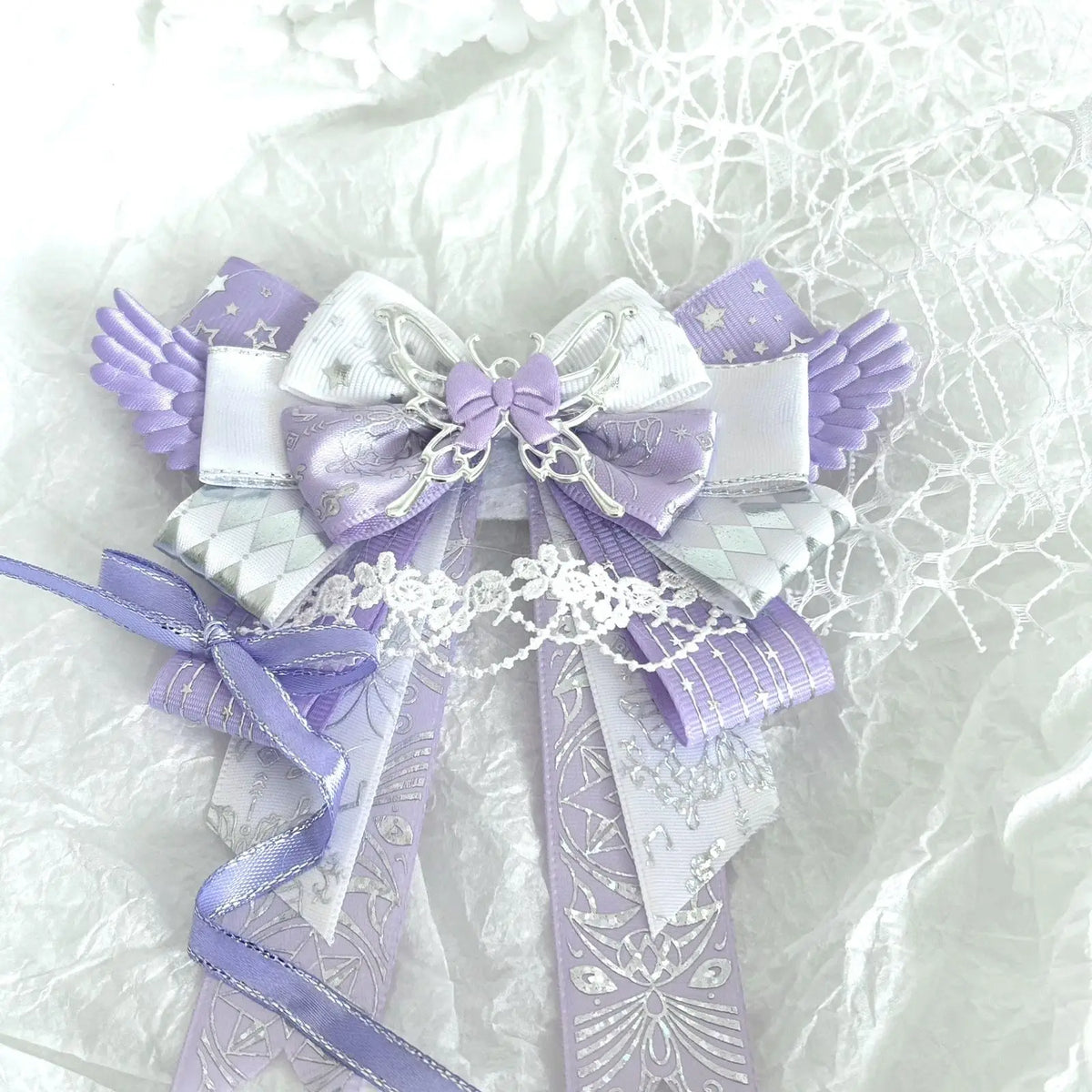 Lolita bow brooch – Lavender