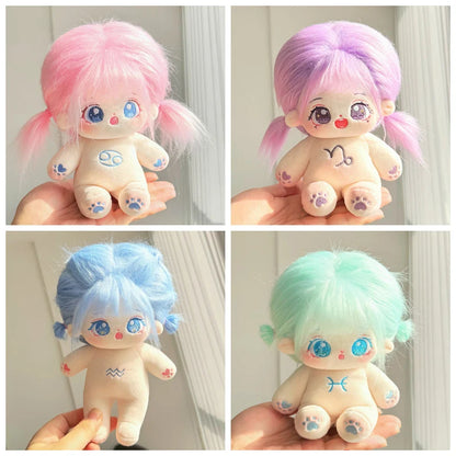 20 cm pastel zodiac cotton dolls