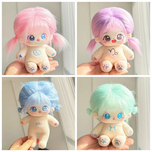 20 cm pastel zodiac cotton dolls
