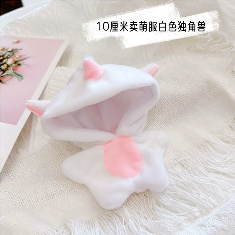 Unicorn costume for 10 cm doll